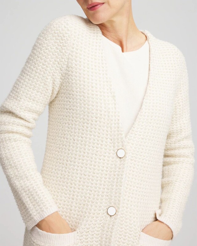 Fur Trim Cardigan - image 4